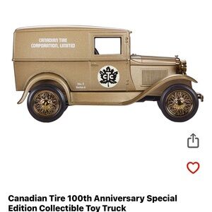 Ford Gold Collectible Toy Truck